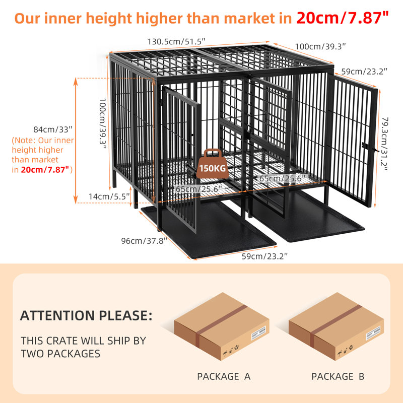 Metal dog cage for sale best sale